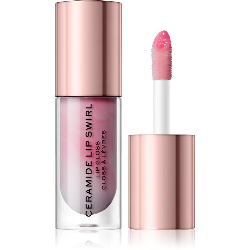 Revolution Ceramide Swirl hydratační lesk na rty odstín Pure Gloss Clear 4.5 ml