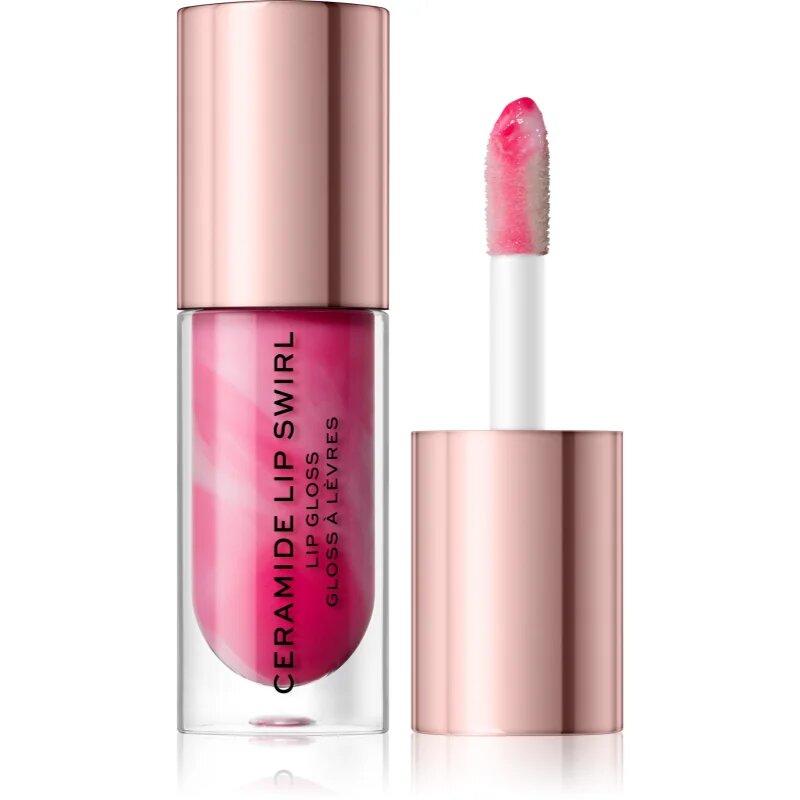 Revolution Ceramide Swirl hydratační lesk na rty odstín Sweet Soft Pink 4.5 ml
