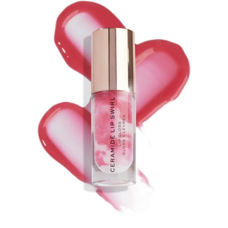 Revolution Ceramide Swirl hydratační lesk na rty odstín Sweet Soft Pink 4.5 ml