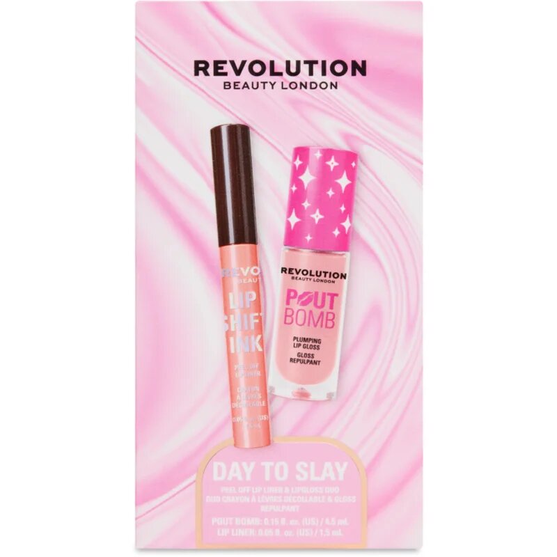 Revolution Day to Slay Duo dárková sada na rty pro ženy 1 ks