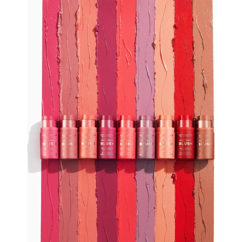 Revolution Fast Base tónovací balzám na rty a tváře odstín Spice 14 g