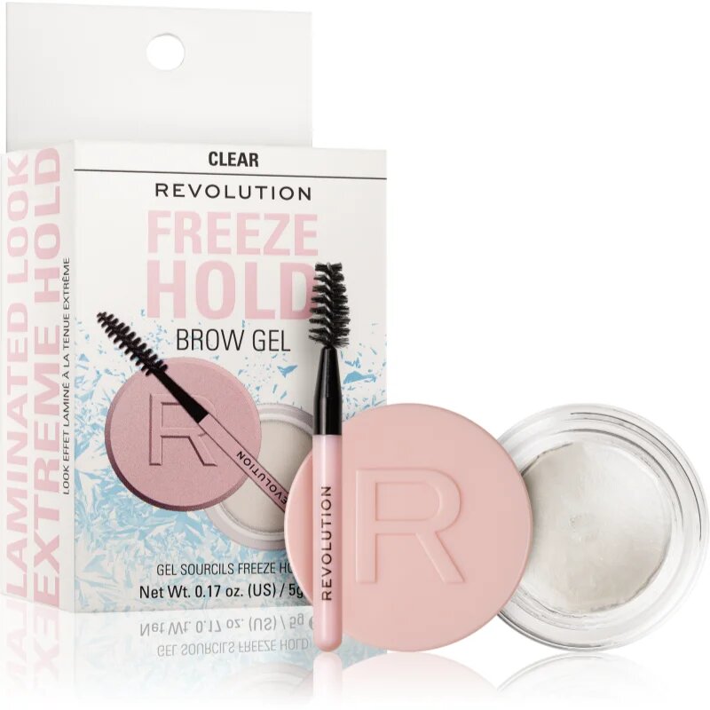 Revolution Freeze Hold gel na obočí se štětečkem 5 g