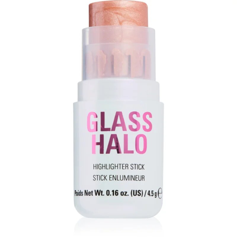 Revolution Glass Halo Highlighter Stick rozjasňovač v tyčince odstín Rose Glow 4.5 g