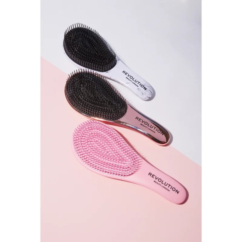 Revolution Haircare Detangle Me! kartáč pro lámavé a namáhané vlasy odstín Marble 1 ks