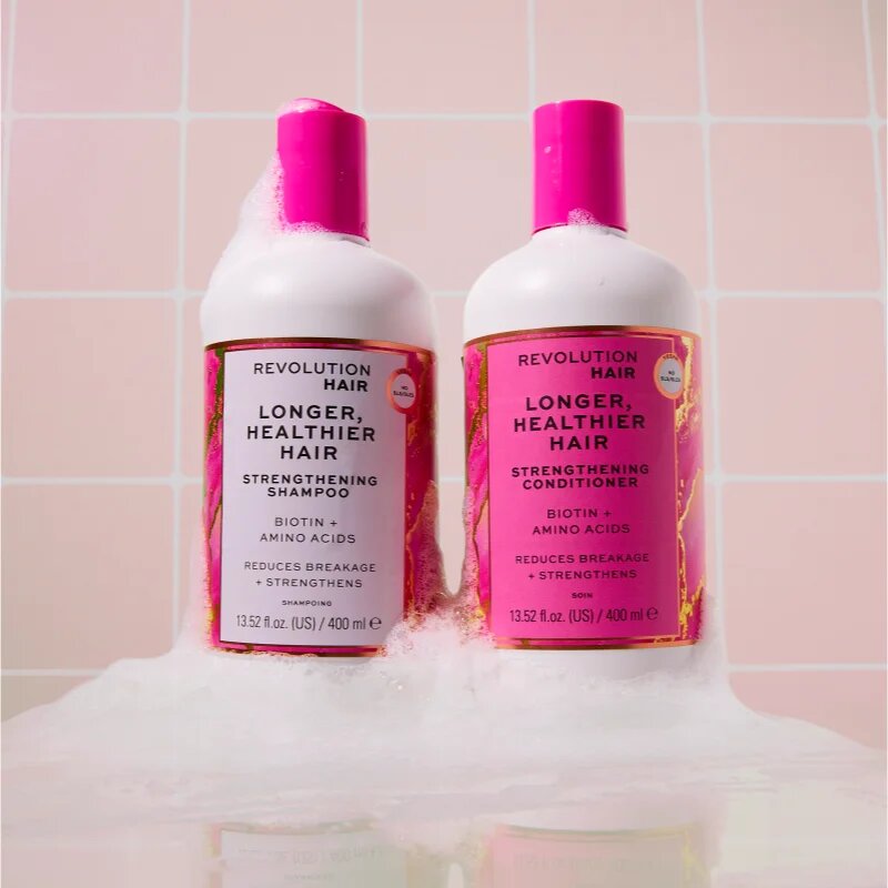 Revolution Haircare Longer Healthier posilující a obnovující kondicionér pro dlouhé vlasy 400 ml