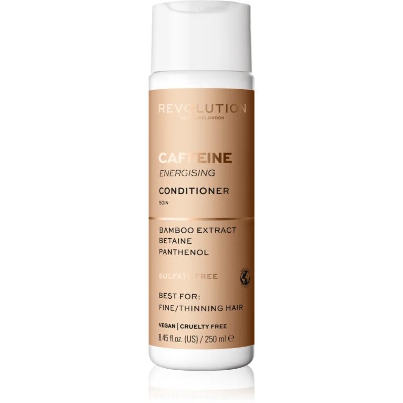Revolution Haircare Skinification Caffeine energizující kondicionér pro jemné řídnoucí a křehké vlasy 250 ml