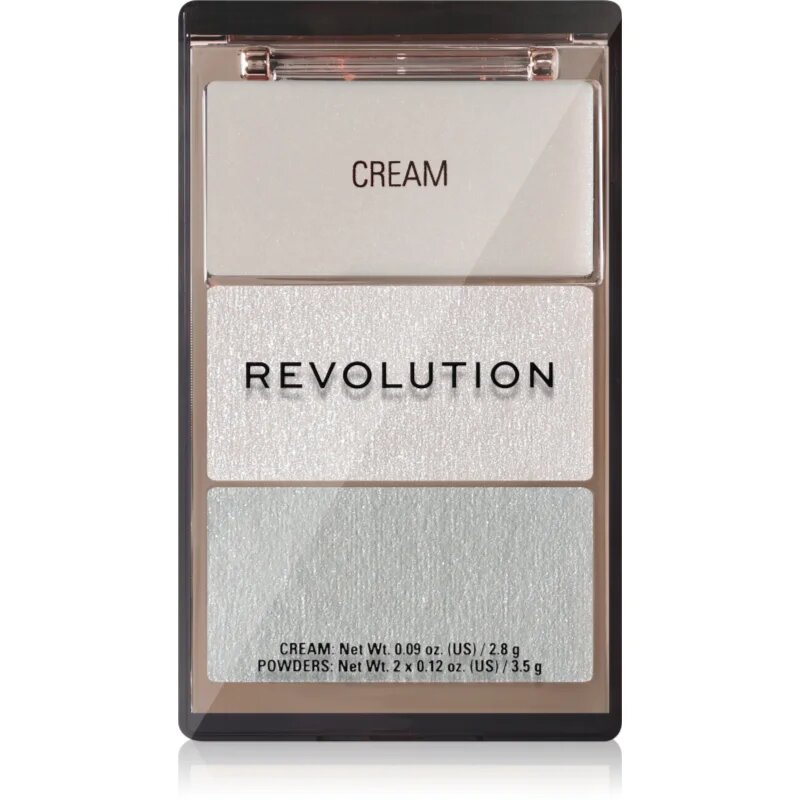 Revolution Highlight Icon Palette paletka rozjasňovačů odstín White Wishes 1 ks