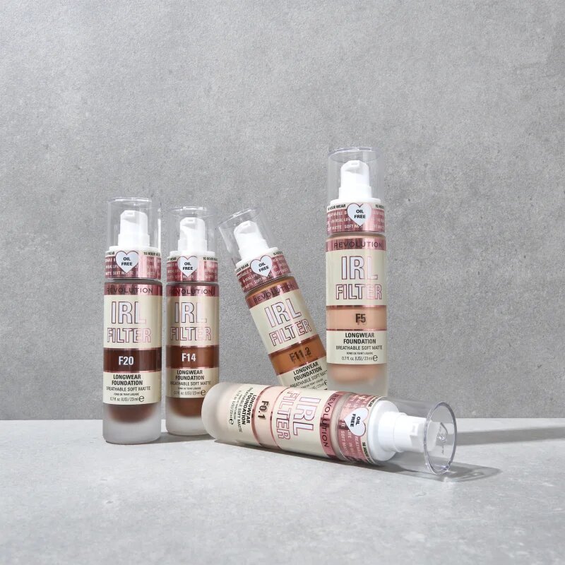 Revolution IRL Filter dlouhotrvající matující make-up odstín F5 23 ml
