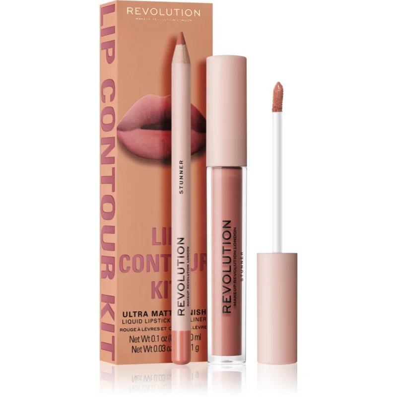 Revolution Lip Contour Kit sada na rty odstín Stunner 2 ks