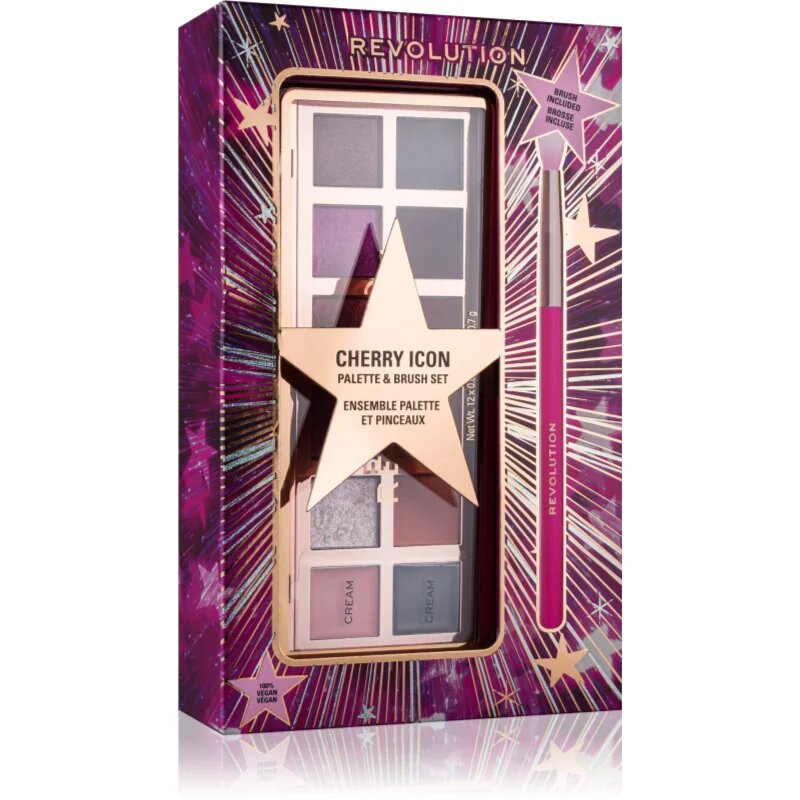 Revolution Makeup set Cherry Icon dárková sada na oči