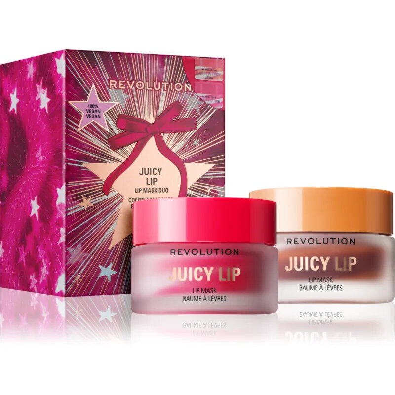 Revolution Makeup set Juicy Peptide dárková sada na rty