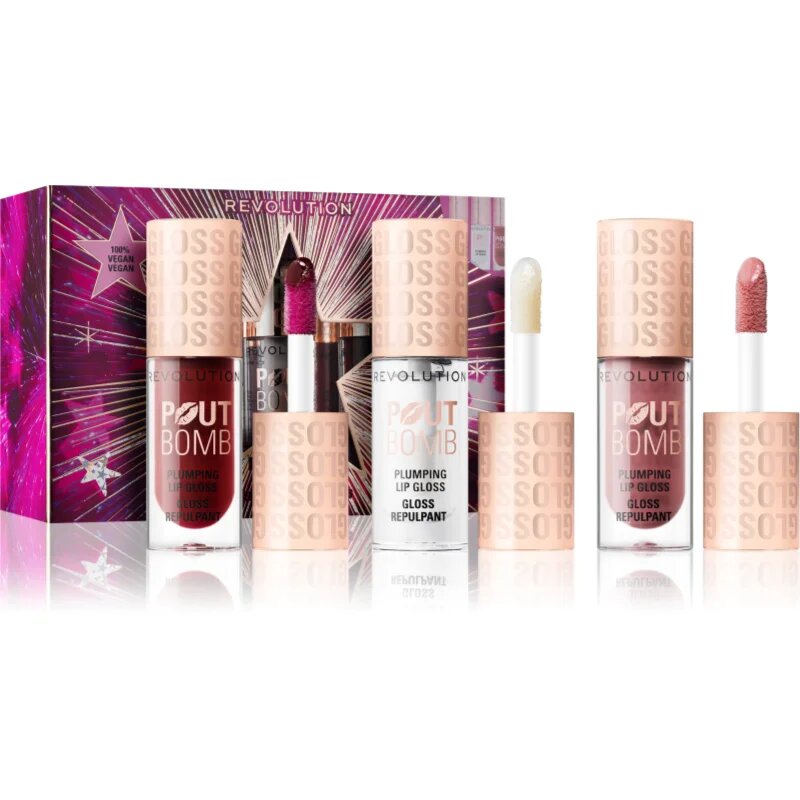 Revolution Makeup set Pout Bomb dárková sada na rty