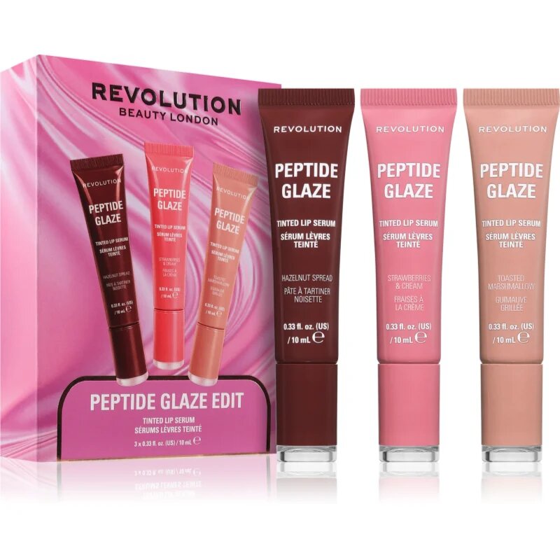 Revolution Peptide Glaze Edit dárková sada na rty 1 ks