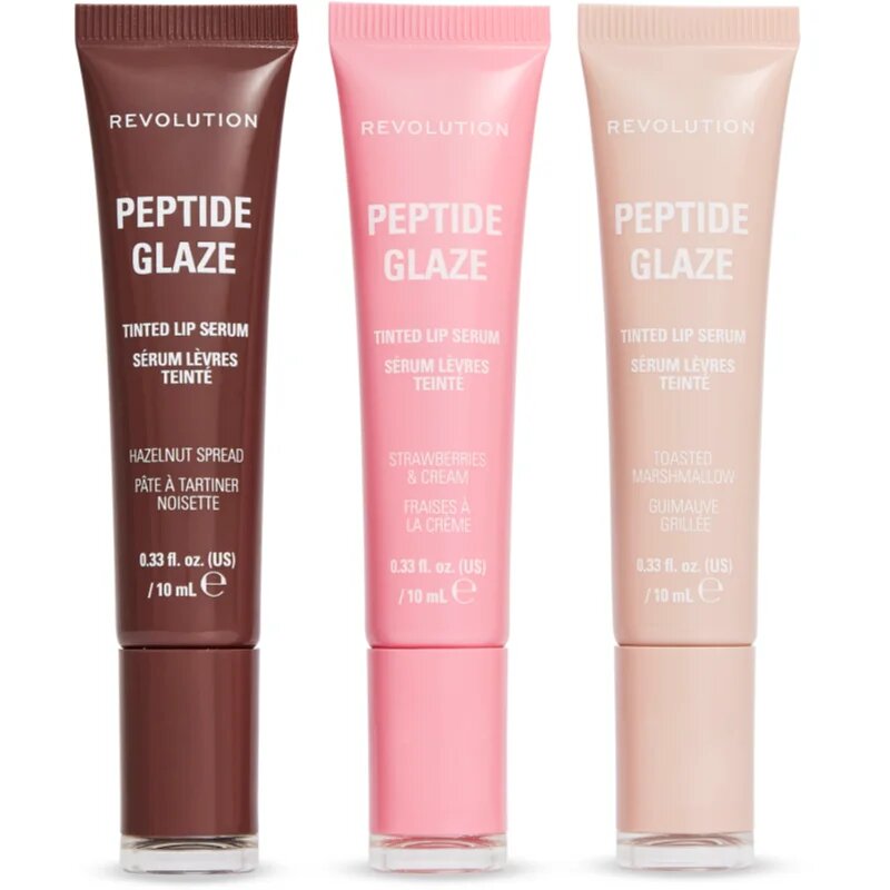 Revolution Peptide Glaze Edit dárková sada na rty 1 ks