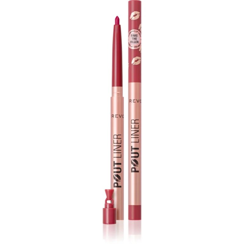 Revolution Pout Liner tužka na rty pro zvětšení objemu odstín Jelly Berry Mauve 0.2 g
