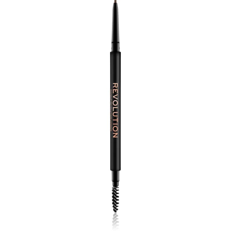 Revolution Precise Brow Pencil precizní tužka na obočí s kartáčkem odstín Light Brown 0.05 g