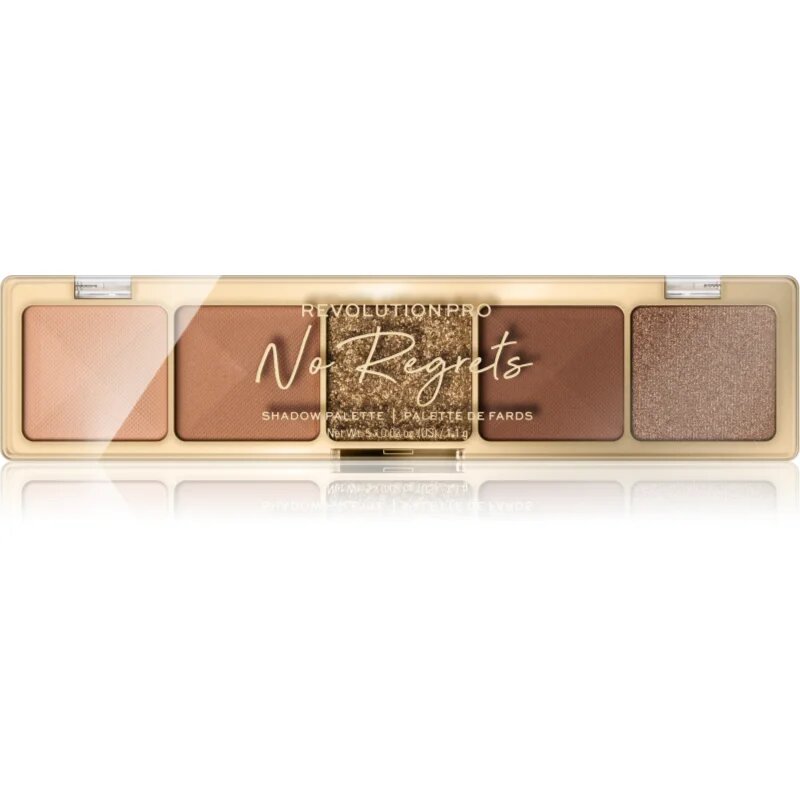 Revolution PRO Glam paletka očních stínů odstín No Regrets Soft Nude 55 g