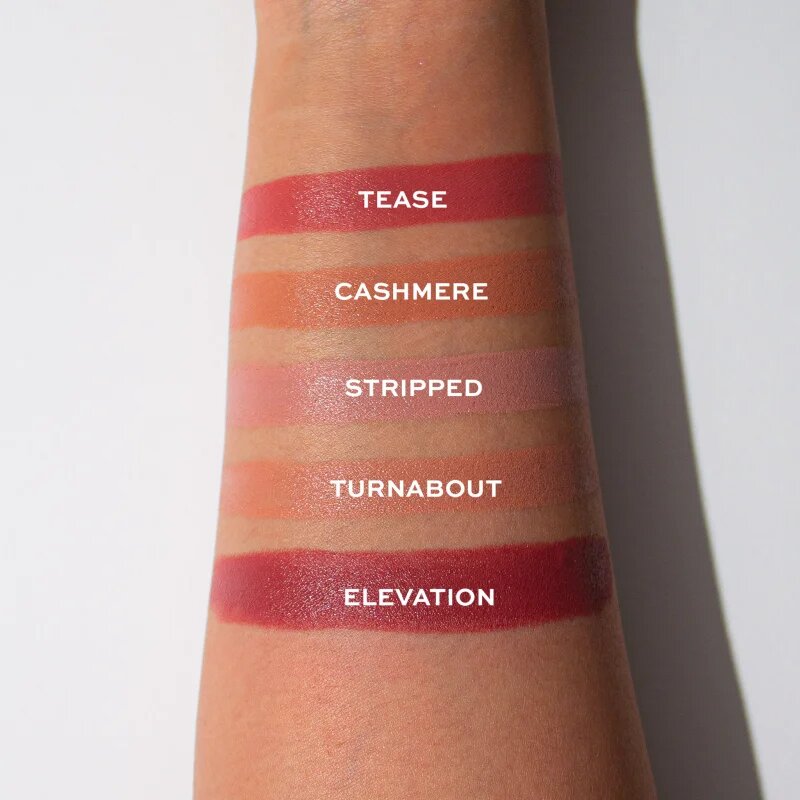 Revolution PRO Lipstick Collection saténová rtěnka dárková sada odstín Blushed Nudes 5x32 g
