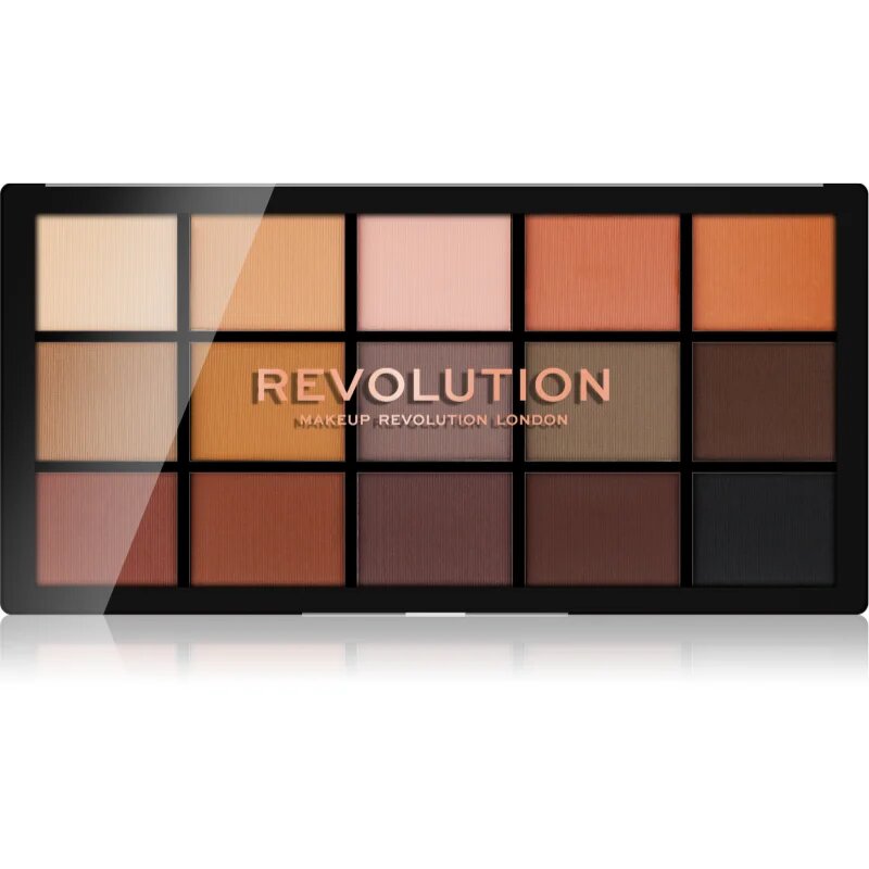 Revolution Reloaded paleta očních stínů odstín Basic Mattes 15x1.1 g