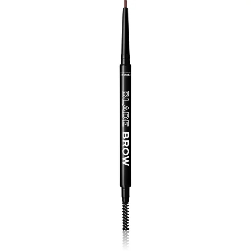 Revolution Relove Blade Brow tužka na obočí s kartáčkem odstín Dark Brown 01 g