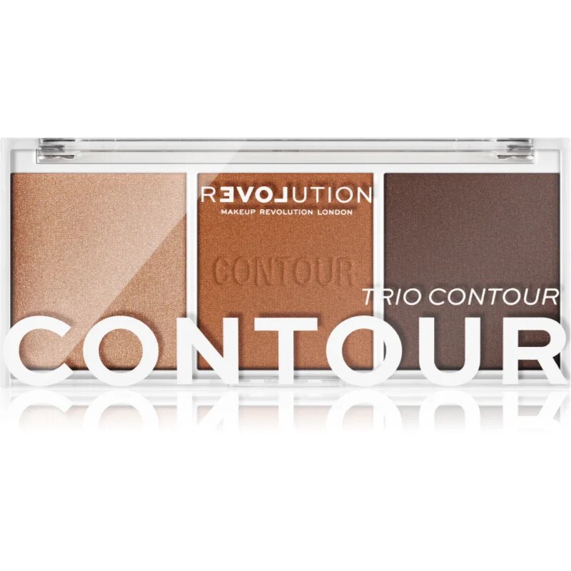 Revolution Relove Colour Play Contour Trio Palette konturovací paletka odstín Bronze Sugar 6 g