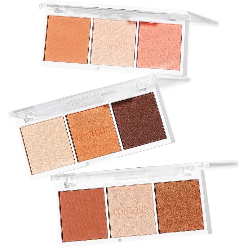 Revolution Relove Colour Play Contour Trio Palette konturovací paletka odstín Bronze Sugar 6 g
