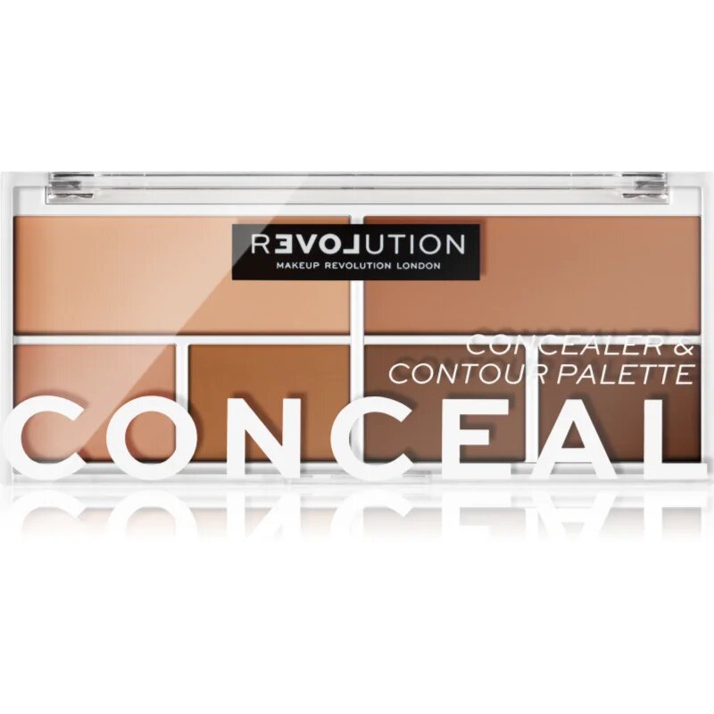 Revolution Relove Conceal Me paleta korektorů odstín Medium 28 g