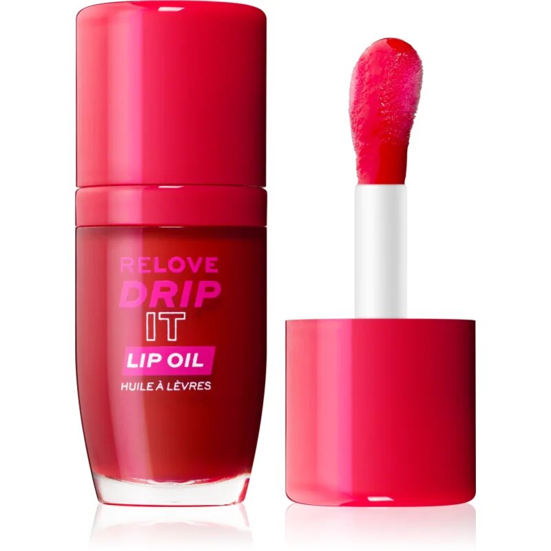 Revolution Relove Drip It olej na rty odstín Cherry 5.5 ml