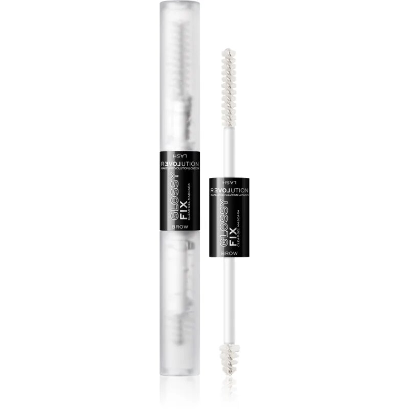 Revolution Relove Glossy Fix transparentní řasenka na řasy a obočí 2 ml
