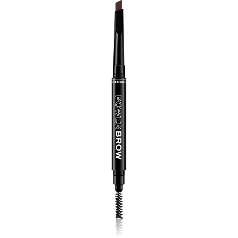 Revolution Relove Power Brow tužka na obočí s kartáčkem odstín Granite 03 g
