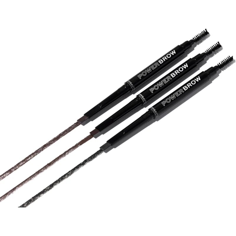 Revolution Relove Power Brow tužka na obočí s kartáčkem odstín Granite 03 g