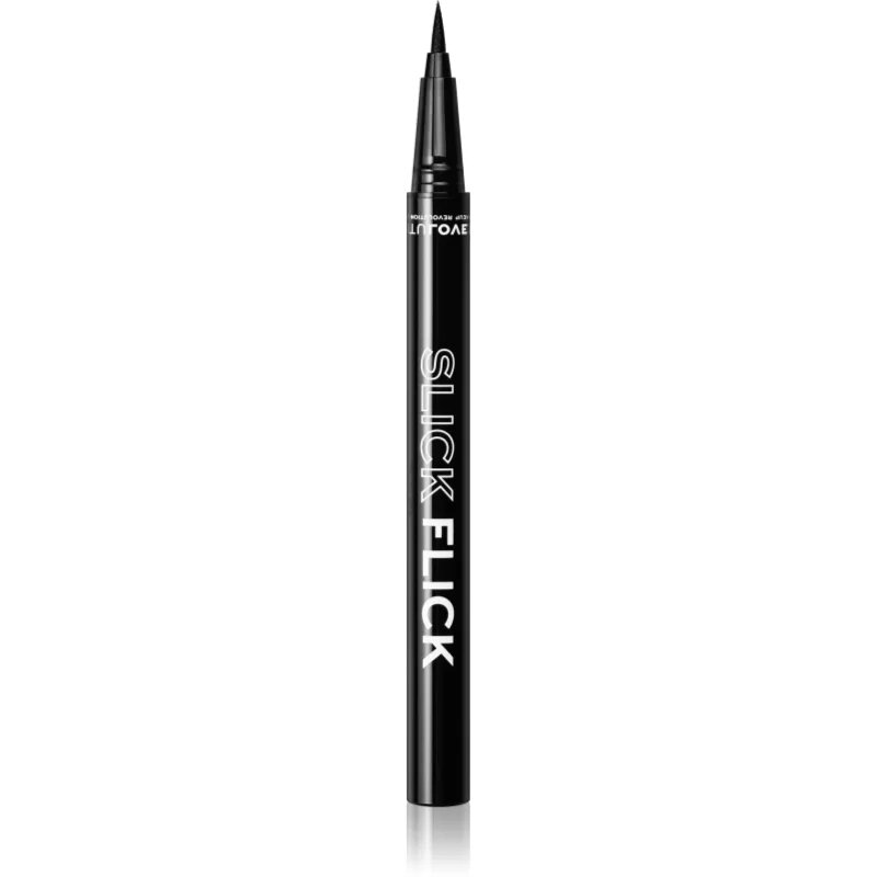 Revolution Relove Slick Flick precizní tekutá oční linka odstín Black 07 g
