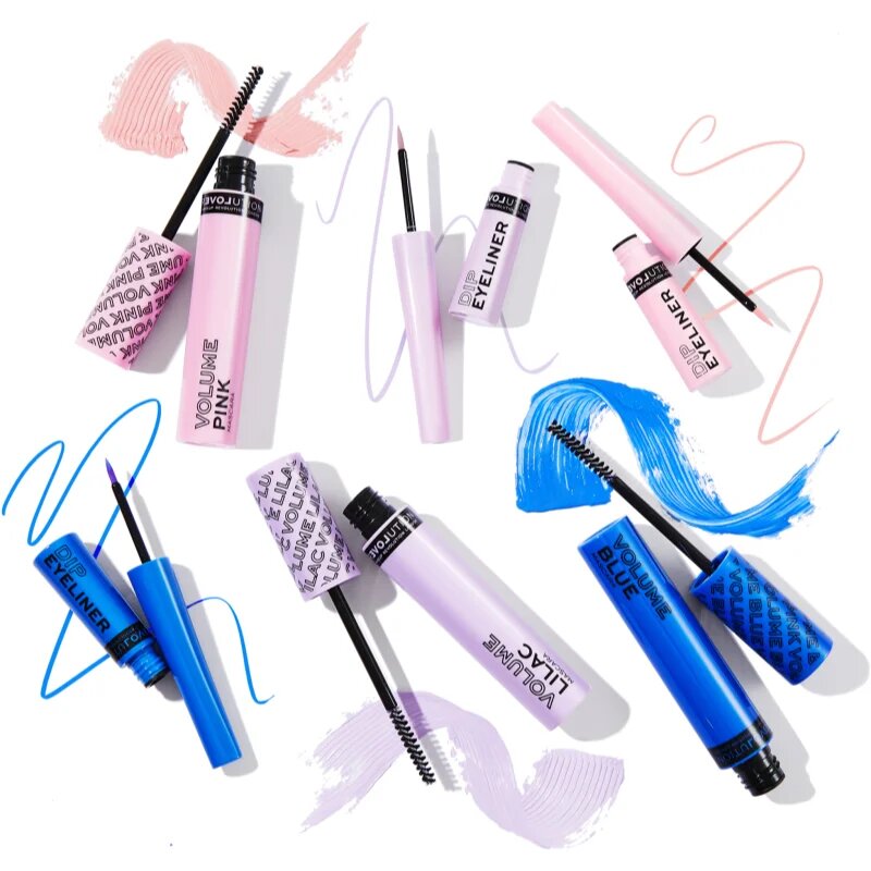 Revolution Relove Volume objemová řasenka odstín Blue 7 ml
