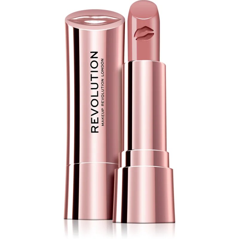 Revolution Satin Kiss sametová rtěnka odstín White Wedding 3.5 g