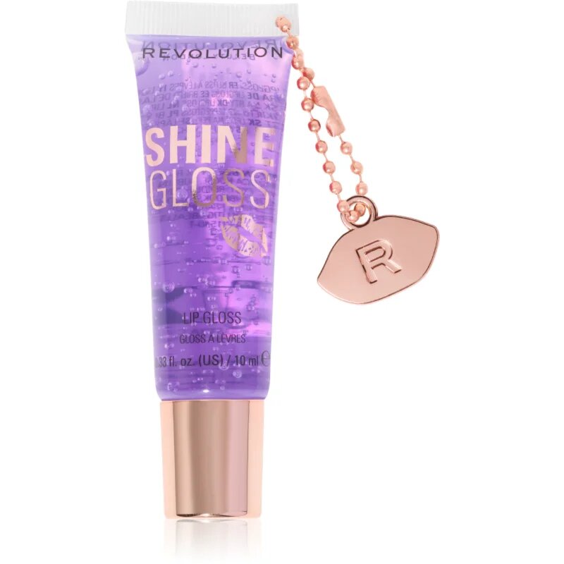 Revolution Shine Gloss lesk na rty odstín Purple Gummy 10 ml