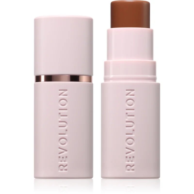 Revolution Skin Silk Bronzer Stick krémový bronzer v tyčince odstín Tan Caramel 4.5 g