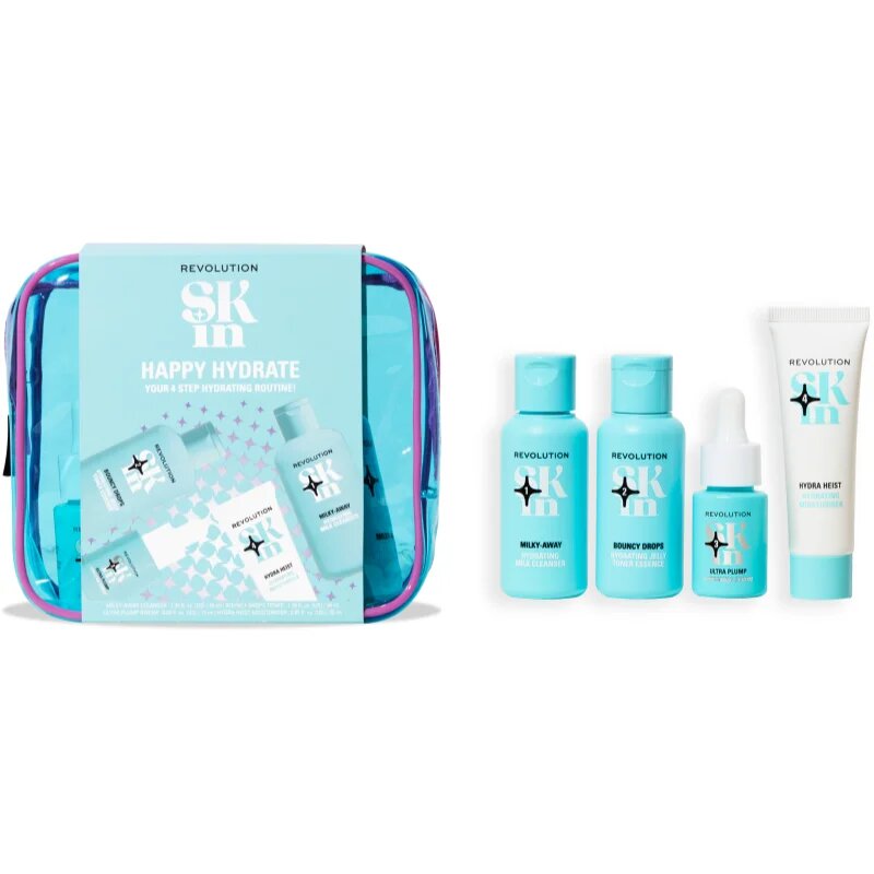Revolution Skincare Happy Hydrate 4 Step Starter Kit dárková sada na obličej