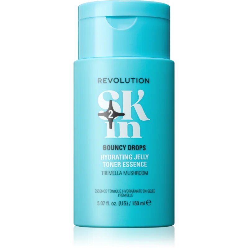 Revolution Skincare Happy Hydrate Tremella Mushroom Hydrating Toner Essence hydratační tonikum s gelovou texturou 150 ml