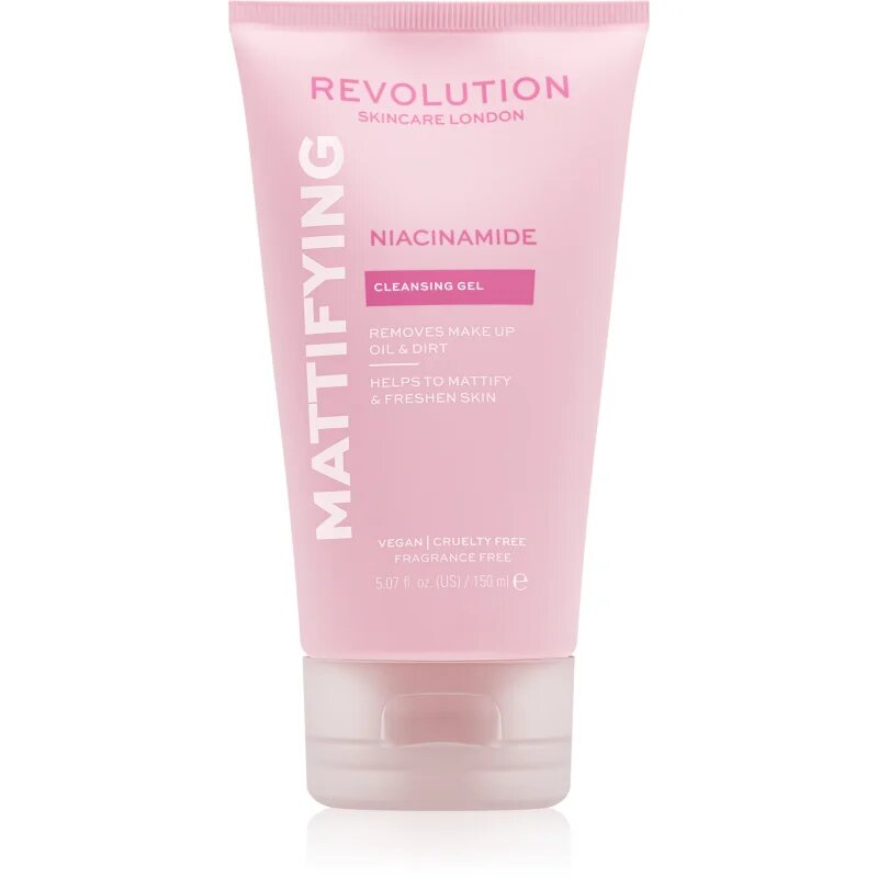 Revolution Skincare Niacinamide Mattify matující čisticí gel 150 ml