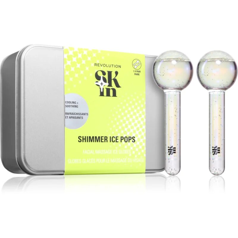 Revolution Skincare Skin Ice Globes masážní pomůcka na obličej 2 ks