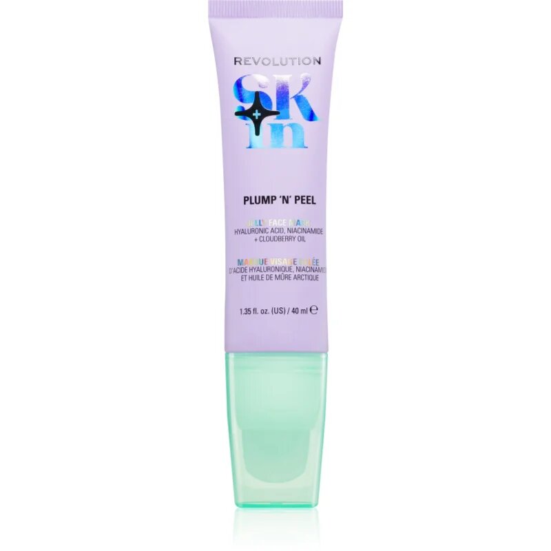 Revolution Skincare Skin Plump 'n' Peel slupovací maska 40 ml
