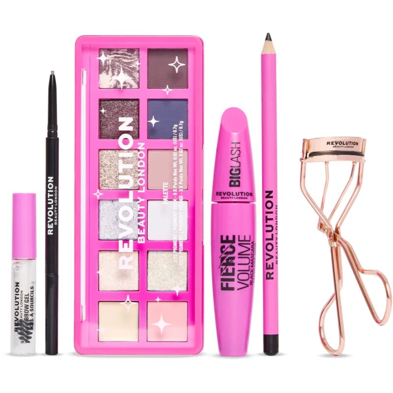 Revolution Smokey Eye Edit dárková sada na oči a obočí pro ženy 1 ks