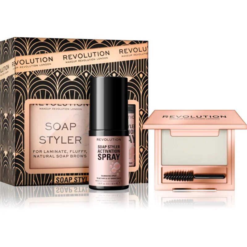 Revolution Soap Styler sada na obočí dárková edice odstín Transparent