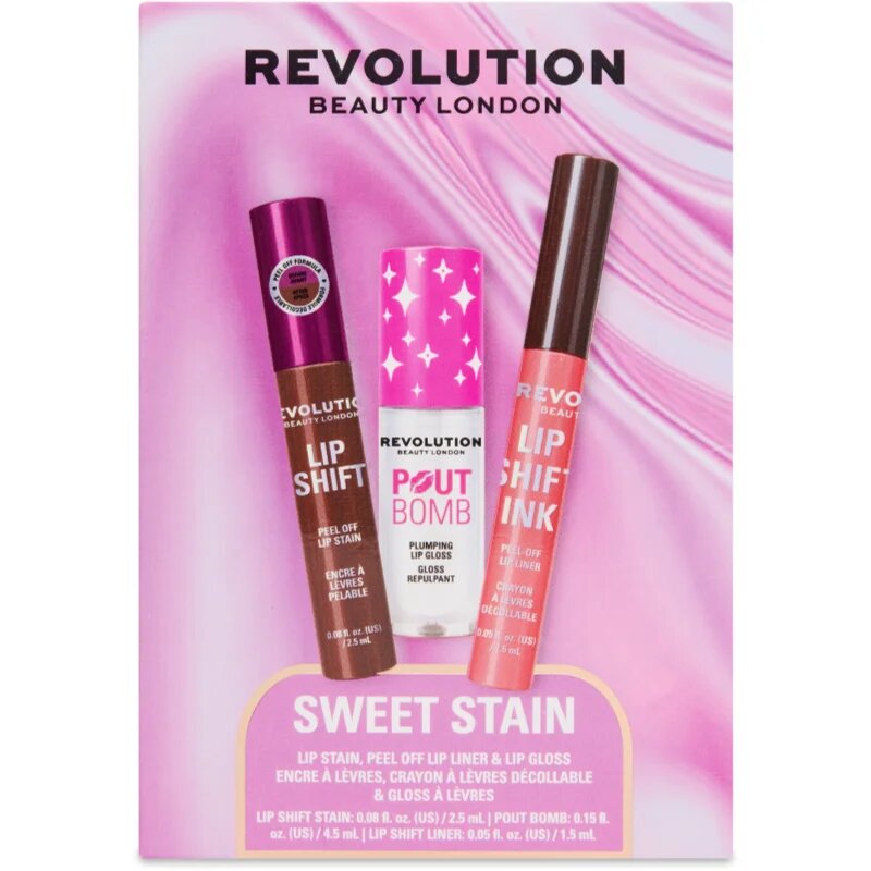 Revolution Sweet Stain Set dárková sada na rty 1 ks