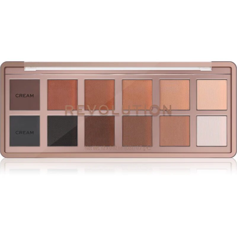 Revolution The Master Icon Matte Nudes Palette paletka očních stínů 1 ks