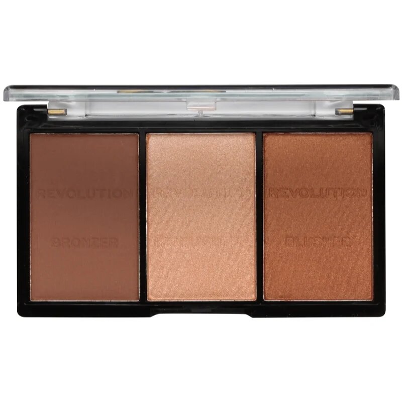 Revolution Ultra Sculpt & Contour paleta na kontury obličeje odstín 04 Ultra Ligt/Medium 11 g