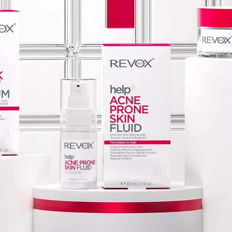 Revox B77 Help Acne Prone Skin Fluid lehký hydratační fluid na aknózní pleť 30 ml