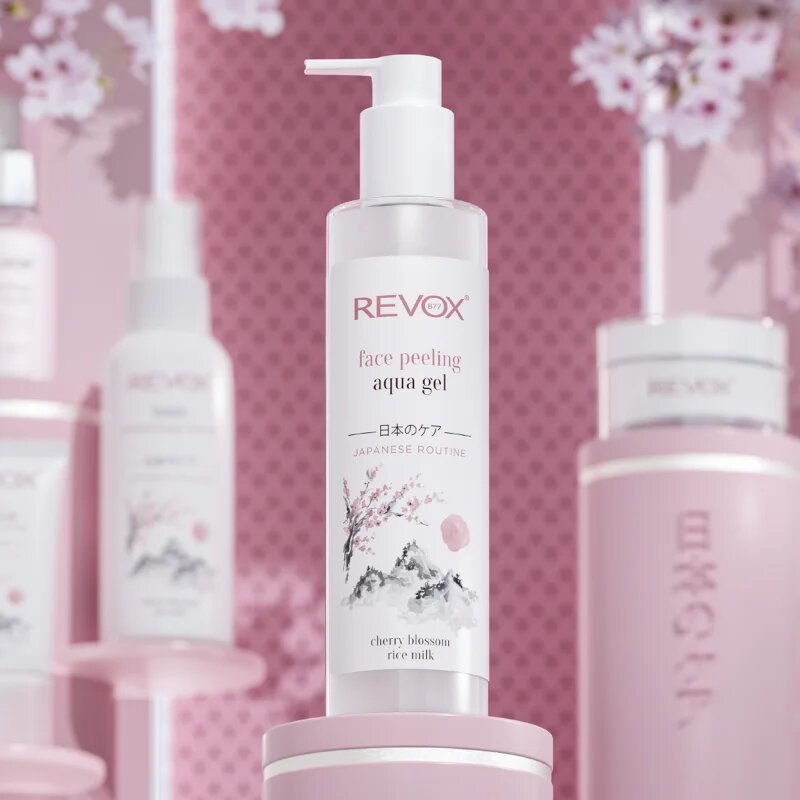 Revox B77 Japanese Routine Face Peeling Aqua Gel jemný čisticí peeling na obličej 250 ml