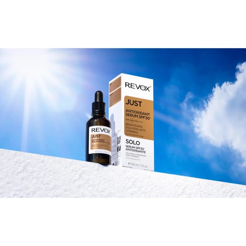 Revox B77 JUST Antioxidant Serum SPF 30+ rozjasňující pleťové sérum SPF 30 30 ml