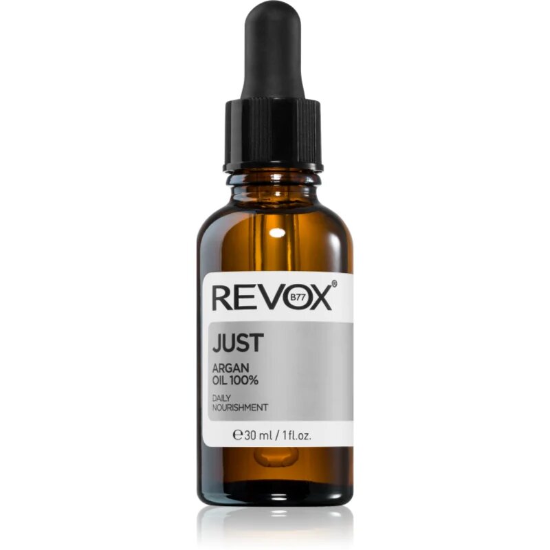 Revox B77 JUST Argan Oil 100% vyživující olejové sérum na obličej a krk 30 ml